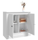 VidaXL Dressoir 70x35,5x67,5 cm bewerkt hout wit