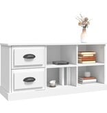VidaXL Tv-meubel 102x35,5x47,5 cm bewerkt hout wit