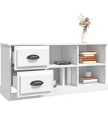 VidaXL Tv-meubel 102x35,5x47,5 cm bewerkt hout wit
