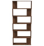 VidaXL Boekenkast/kamerscherm 80x24x192 cm bewerkt hout bruineiken