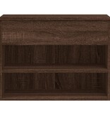 VidaXL Schoenenbank 60x30x45 cm bewerkt hout bruin eikenkleur