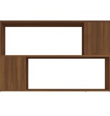 VidaXL Boekenkast 100x24x63 cm bewerkt hout bruin eikenkleur