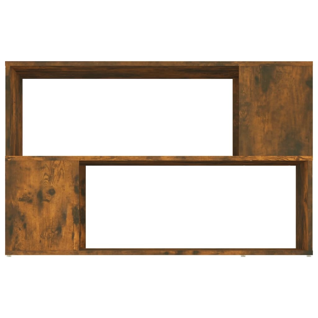 VidaXL Boekenkast 100x24x63 cm bewerkt hout gerookt eikenkleurig