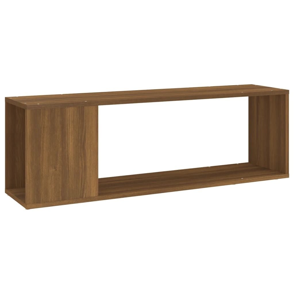 VidaXL Tv-meubel 100x24x32 cm bewerkt hout bruin eikenkleur