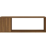 VidaXL Tv-meubel 100x24x32 cm bewerkt hout bruin eikenkleur