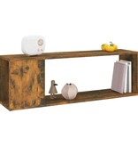 VidaXL Tv-meubel 100x24x32 cm bewerkt hout gerookt eikenkleurig