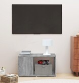 VidaXL Tv-meubel 60x24x32 cm bewerkt hout grijs sonoma eikenkleurig