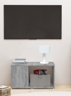VidaXL Tv-meubel 60x24x32 cm bewerkt hout grijs sonoma eikenkleurig