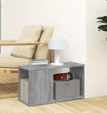 VidaXL Tv-meubel 60x24x32 cm bewerkt hout grijs sonoma eikenkleurig