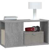 VidaXL Tv-meubel 60x24x32 cm bewerkt hout grijs sonoma eikenkleurig
