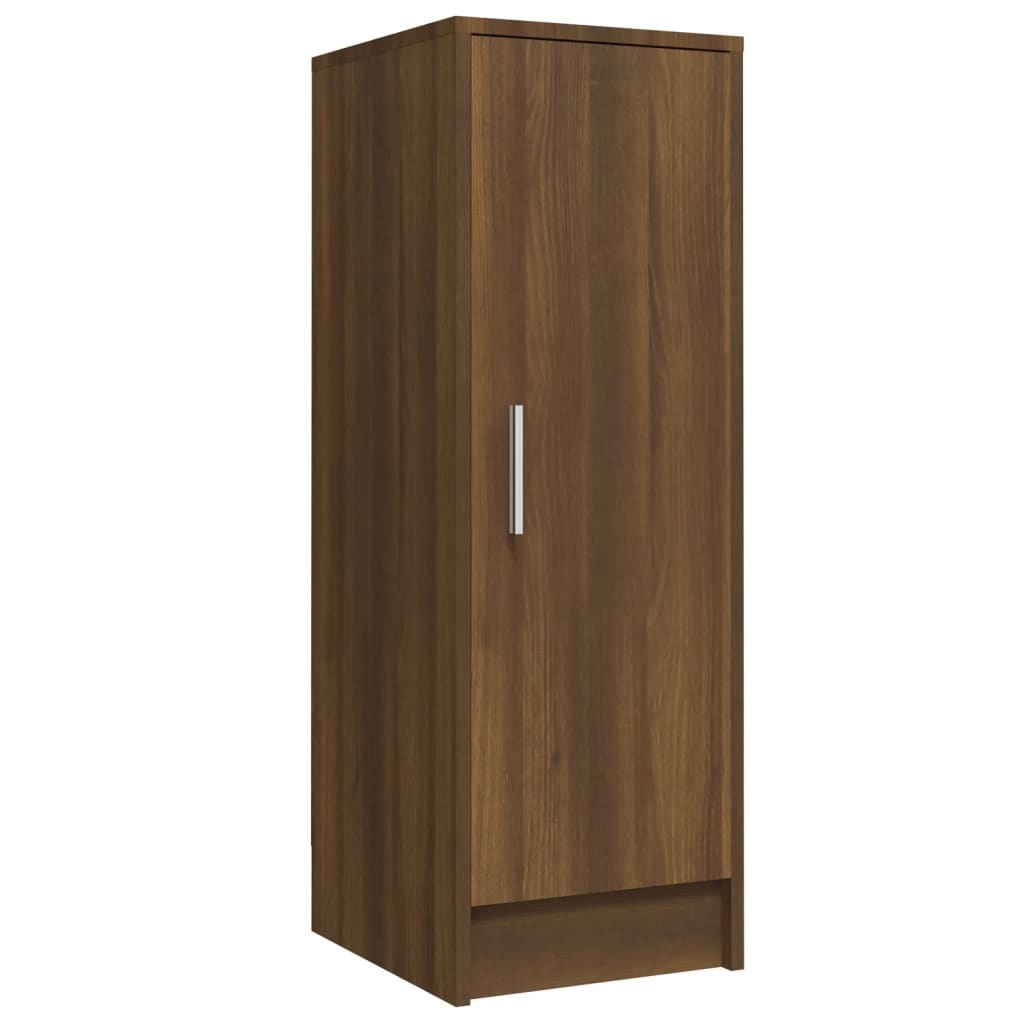 VidaXL Schoenenkast 32x35x92 cm bewerkt hout bruin eikenkleur