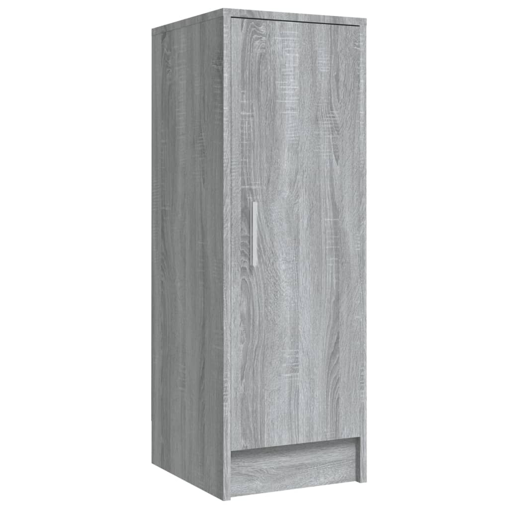 VidaXL Schoenenkast 32x35x92 cm bewerkt hout grijs sonoma eikenkleurig