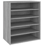 VidaXL Schoenenkast 60x35x70 cm bewerkt hout grijs sonoma eikenkleurig