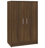 VidaXL Schoenenkast 60x35x92 cm bewerkt hout bruin eikenkleur