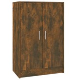 VidaXL Schoenenkast 60x35x92 cm bewerkt hout gerookt eikenkleurig
