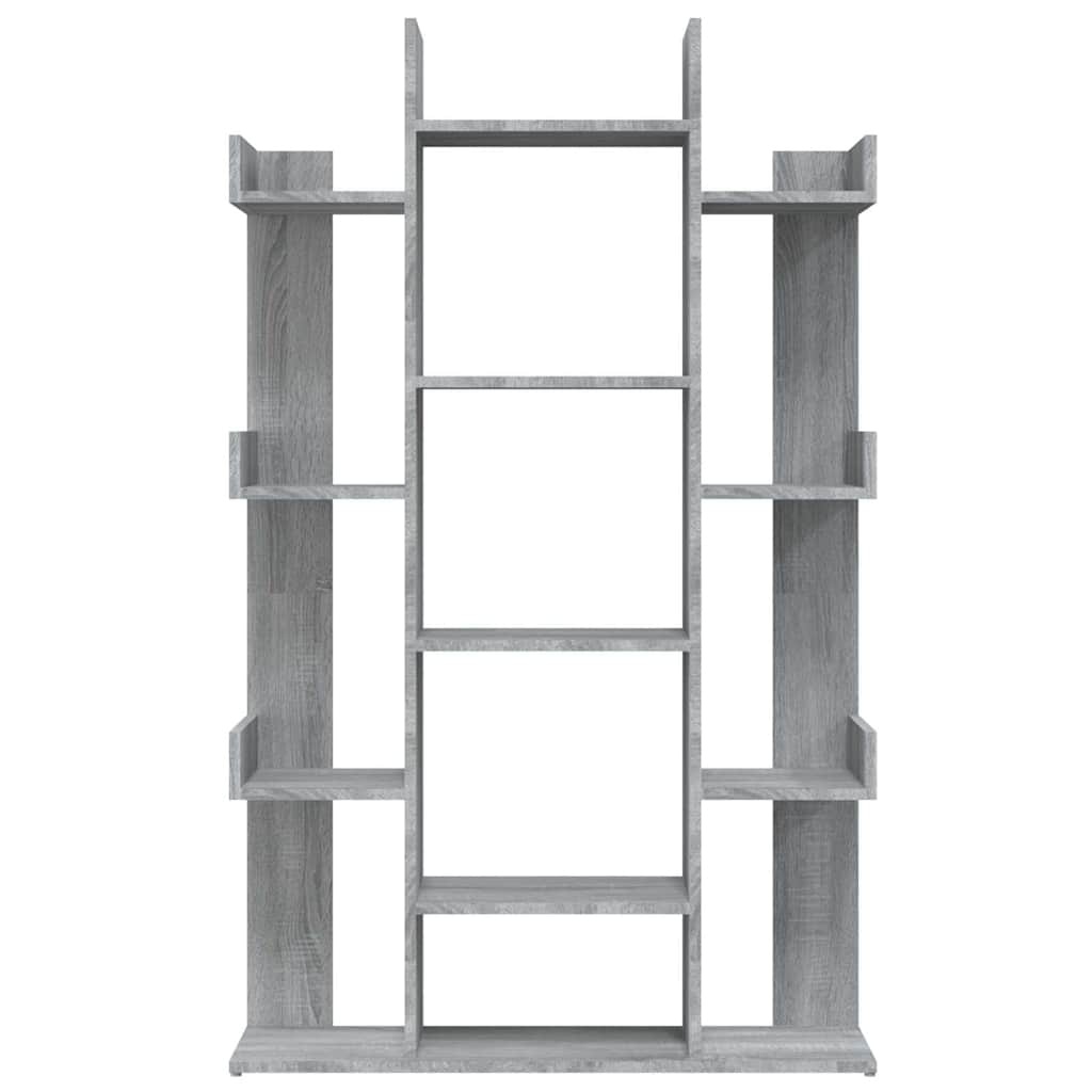 VidaXL Boekenkast 86x25,5x140 cm bewerkt hout grijs sonoma eiken