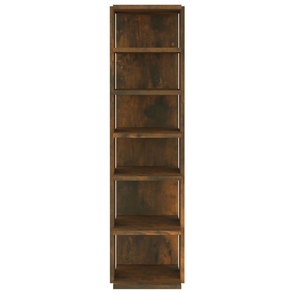VidaXL Schoenenrek 27,5x27x102 cm bewerkt hout gerookt eikenkleurig