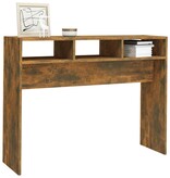 VidaXL Wandtafel 105x30x80 cm bewerkt hout gerookt eikenkleurig