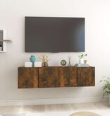 VidaXL Tv-hangmeubelen 2 st 60x30x30 cm gerookt eikenkleurig
