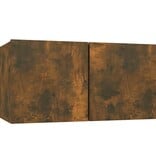 VidaXL Tv-hangmeubelen 2 st 60x30x30 cm gerookt eikenkleurig
