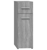 VidaXL Apothekerskast 20x45,5x60 cm bewerkt hout grijs sonoma eiken