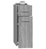 VidaXL Apothekerskast 20x45,5x60 cm bewerkt hout grijs sonoma eiken