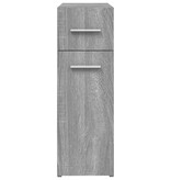 VidaXL Apothekerskast 20x45,5x60 cm bewerkt hout grijs sonoma eiken