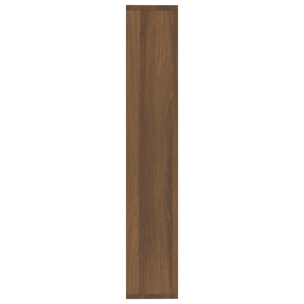 VidaXL Wandschap 36x16x90 cm bewerkt hout bruin eikenkleur