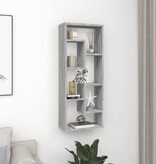 VidaXL Wandschap 36x16x90 cm bewerkt hout grijs sonoma eikenkleurig