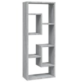 VidaXL Wandschap 36x16x90 cm bewerkt hout grijs sonoma eikenkleurig