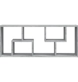 VidaXL Wandschap 36x16x90 cm bewerkt hout grijs sonoma eikenkleurig