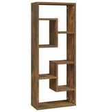 VidaXL Wandschap 36x16x90 cm bewerkt hout gerookt eikenkleurig