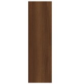 VidaXL Wandschap 75x16x55 cm bewerkt hout bruin eikenkleur