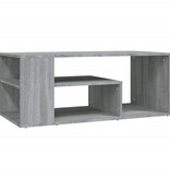 VidaXL Salontafel 100x50x40 cm bewerkt hout grijs sonoma eikenkleurig