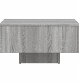 VidaXL Salontafel 60x60x31,5 cm bewerkt hout grijs sonoma eikenkleurig