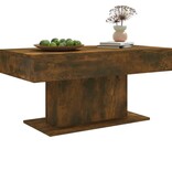 VidaXL Salontafel 96x50x45 cm bewerkt hout gerookt eikenkleurig