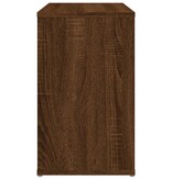 VidaXL Bijzetkast 60x30x50 cm bewerkt hout bruin eikenkleur