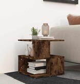 VidaXL Salontafel 40x40x40 cm bewerkt hout gerookt eikenkleurig