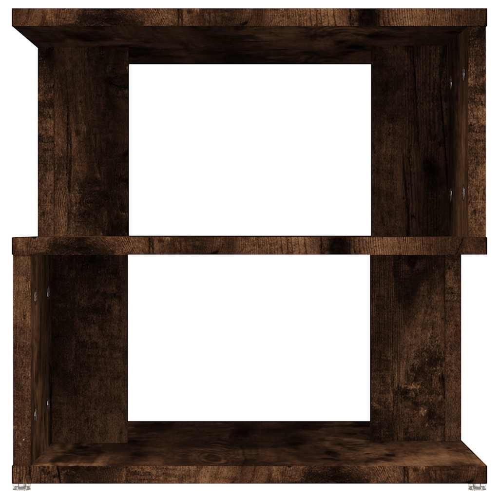 VidaXL Salontafel 40x40x40 cm bewerkt hout gerookt eikenkleurig