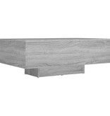 VidaXL Salontafel 85x55x31 cm bewerkt hout grijs sonoma eikenkleurig