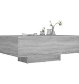 VidaXL Salontafel 85x55x31 cm bewerkt hout grijs sonoma eikenkleurig