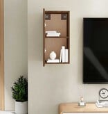 VidaXL Tv-meubel 30,5x30x60 cm bewerkt hout bruin eikenkleur