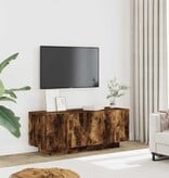 VidaXL Tv-meubel 100x35x40 cm bewerkt hout gerookt eikenkleurig