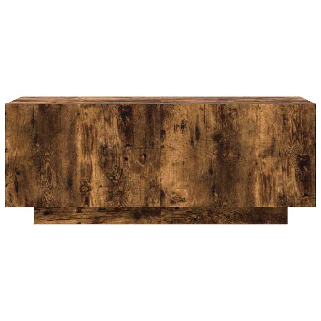 VidaXL Tv-meubel 100x35x40 cm bewerkt hout gerookt eikenkleurig