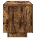 VidaXL Tv-meubel 100x35x40 cm bewerkt hout gerookt eikenkleurig