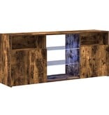 VidaXL Tv-meubel met LED-verlichting 120x30x50 cm gerookt eikenkleurig