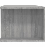 VidaXL Tv-meubel met LED-verlichting 135x39x30 cm grijs sonoma eiken