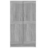 VidaXL Boekenkast 82,5x30,5x150 cm bewerkt hout grijs sonoma eiken