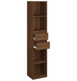 VidaXL Boekenkast 36x30x171 cm bewerkt hout bruin eikenkleur