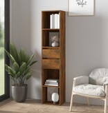 VidaXL Boekenkast 36x30x171 cm bewerkt hout gerookt eikenkleurig